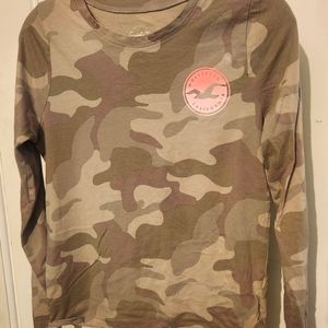Hollister Long Sleeve Camo Shirt